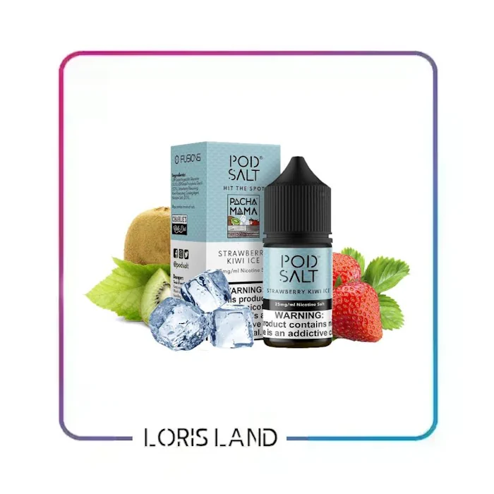 سالت کیوی توت فرنگی یخ پاد سالت